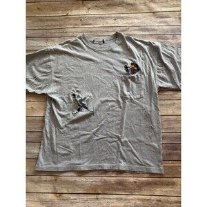 Vintage Embroidered 90s Bugs Bunny Daffy Duck Hip Hop shirt Warner Bros Men's XL